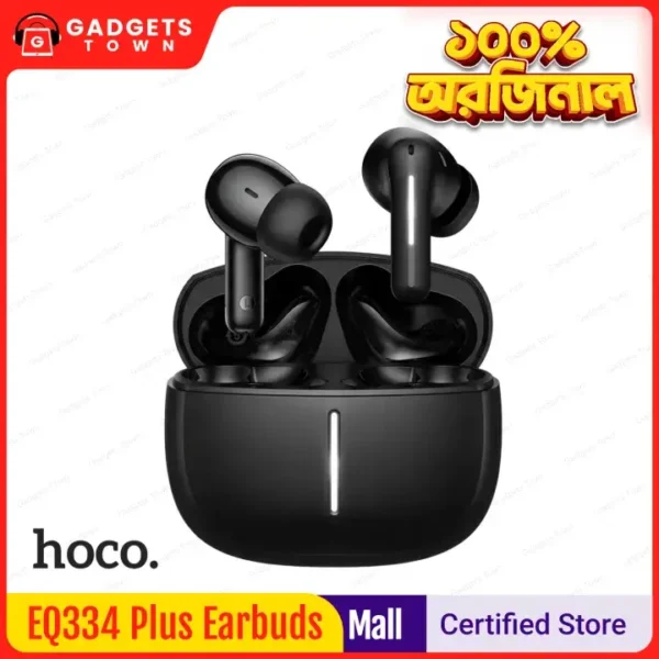 hoco eq34 plus rima true wireless earbuds white